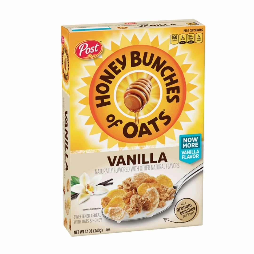 POST Honey Bunches of Oats VANILLA  (12 x 12oz )