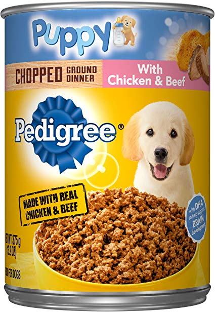 PEDIGREE PUPPY CHICKEN & BEEF13.2oz- 12Pack
