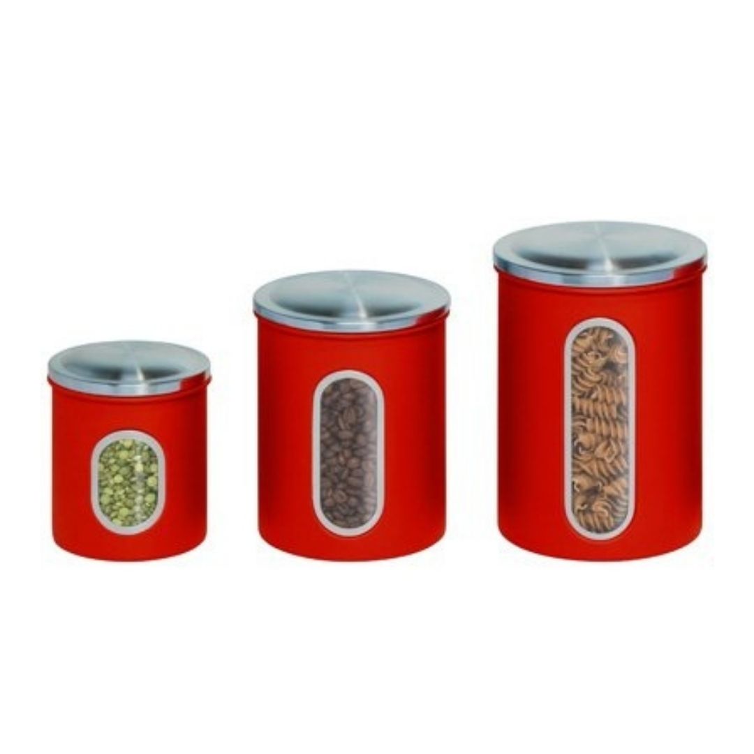 CANISTER SET METAL 3PK