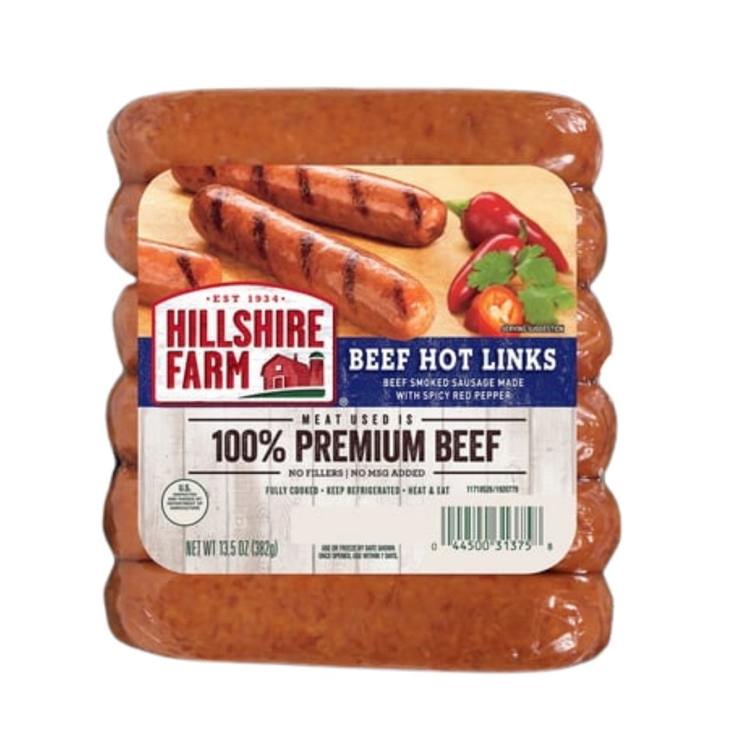 Hillshire Farm SS BeeF HOT LINKS 12/13.5OZ