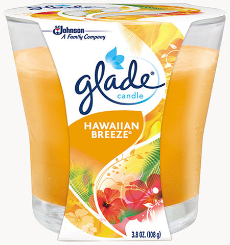 GLADE CANDLE HAWAIIAN BREEZE 3.4oz