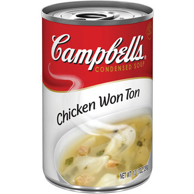 CAMBELL'S Condensed Soup CHICKEN WON TON 10.75oz / 12