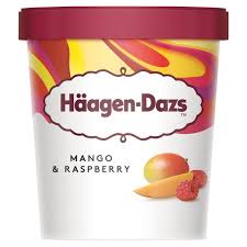 Haagen-Dazs® PINTS MANGO RASPBERRY 8 X 460ML