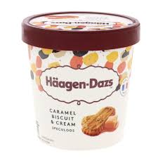 HÄAGEN-DAZS CARAMEL BISCUIT PINT (8X 460ML)