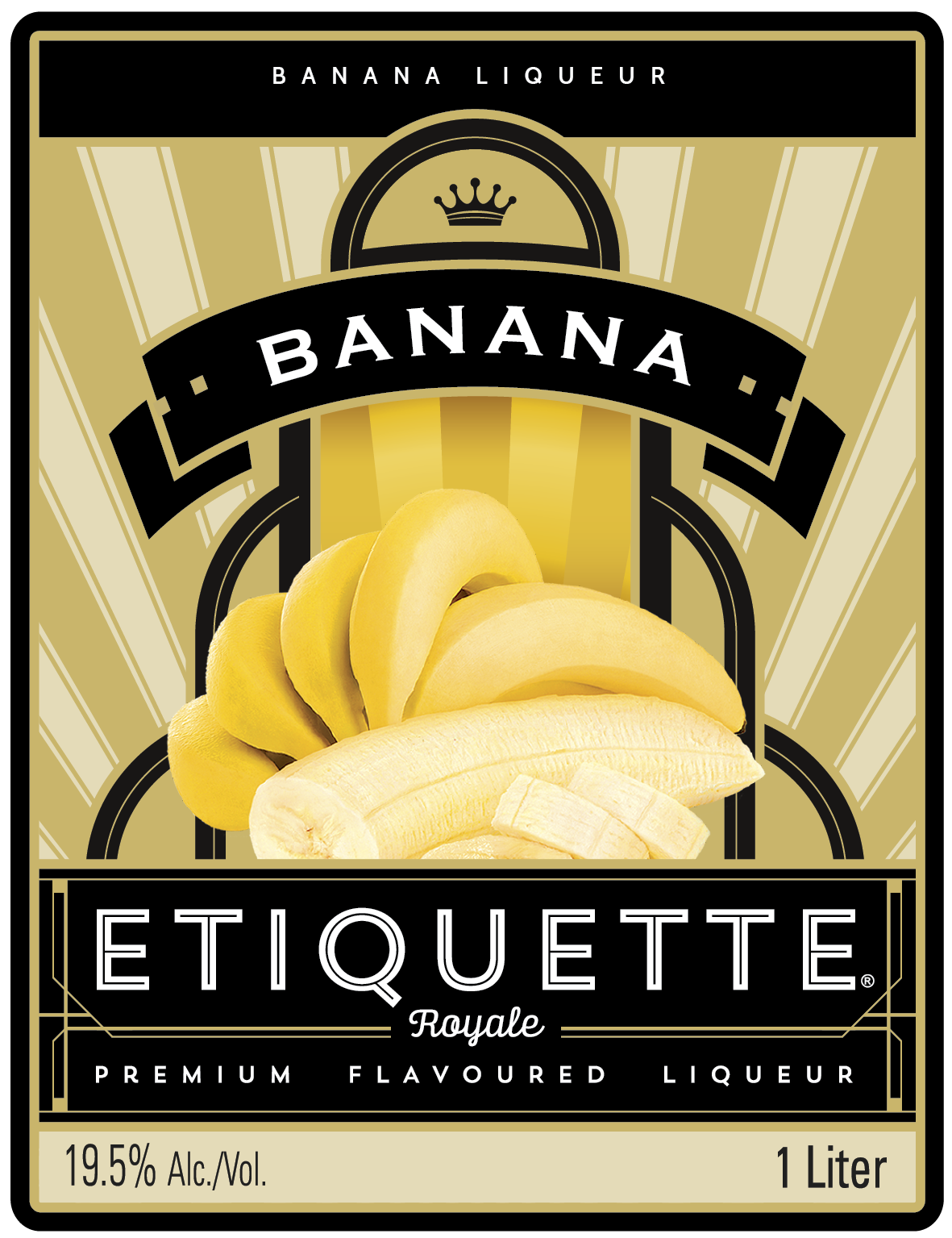 ETIQUETTE BANANA 19.5% 1L