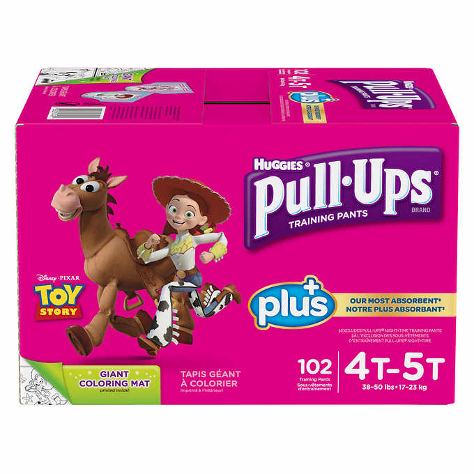 Huggies PULLUPS-GIRL 4T-5T / 102