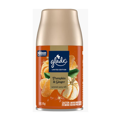 Glade Automatic Spray Refill, Air Freshener, Golden Pumpkin & Spice 6.2 oz / 6