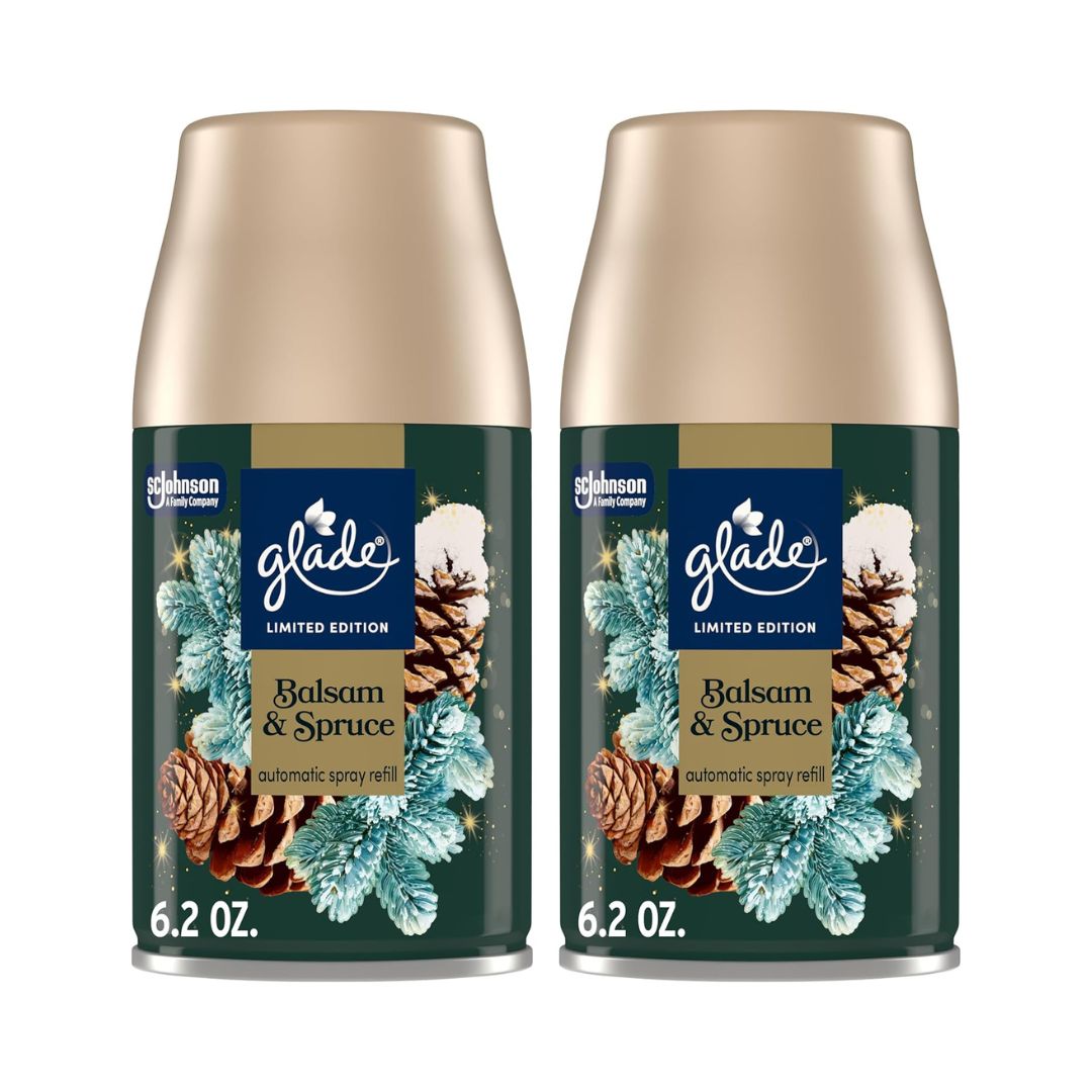Glade Automatic Spray Refill, Balsam & Spruce, 6.2 Oz, / 6 Count