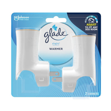 Glade PlugIns Air Freshener Warmer - Essential Oil Infused Refill Holder 2 Count