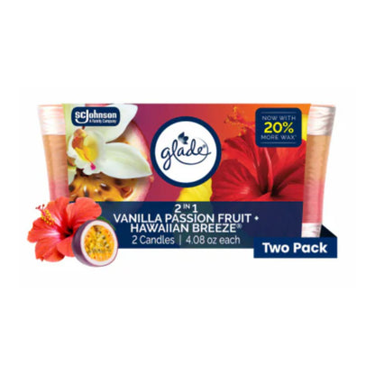 GLADE CANDLE 2PK APPLE SPICE 8.16OZ / 3