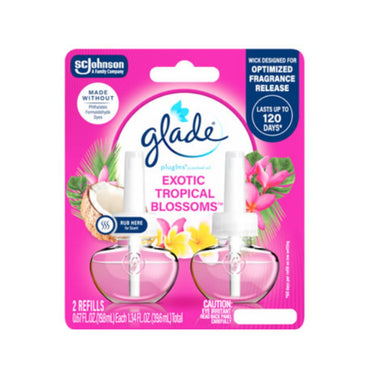GLADE Plug-In Scented Oil REF TROPICAL BLOSSOMS (6 x 1.34oz)