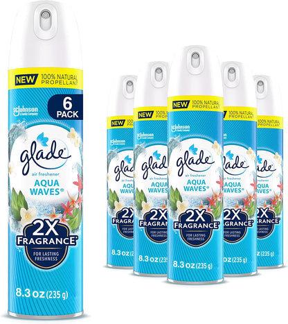 GLADE AERO AQUA WAVES 8.3OZ / 6