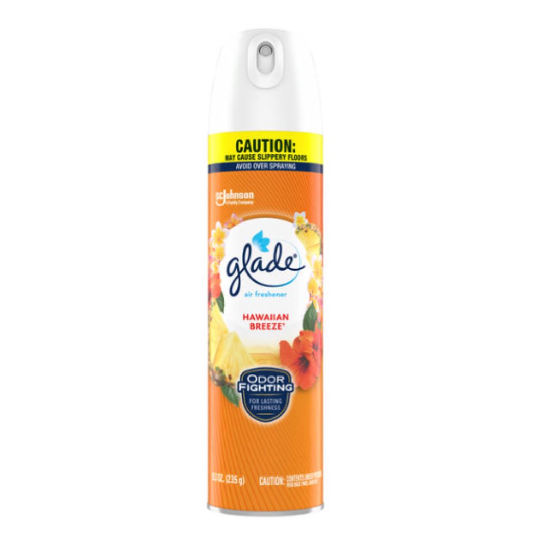GLADE AEROSOL HAWAIIAN BREEZE 8OZ / 6CS