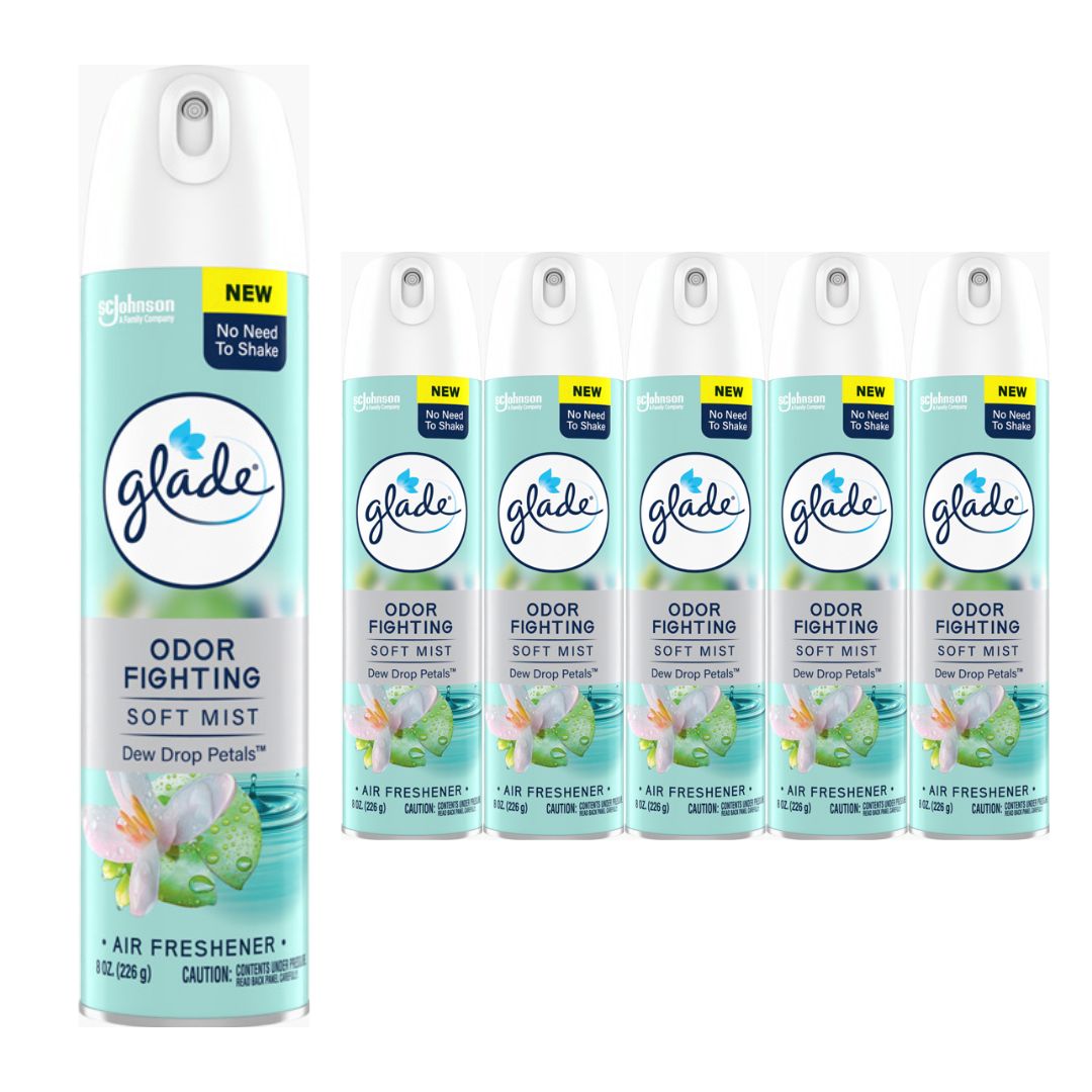 Glade® Dewdrop Petals™ Glade Soft Mist Air Freshener Spray 8.3OZ / 6
