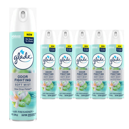 Glade® Dewdrop Petals™ Glade Soft Mist Air Freshener Spray 8.3OZ / 6