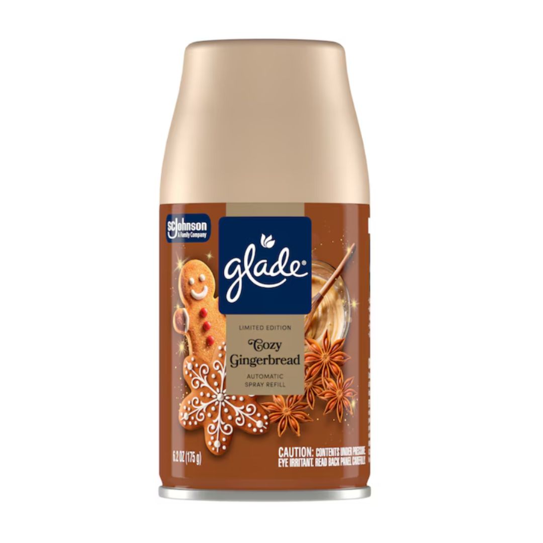 GLADE AUTO GINGER BREAD 6.2OZ / 4