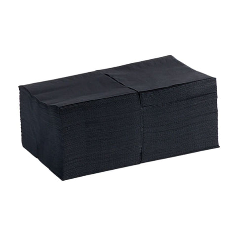 VICTORIA BAY BEVERAGE NAPKIN 2PLY Black