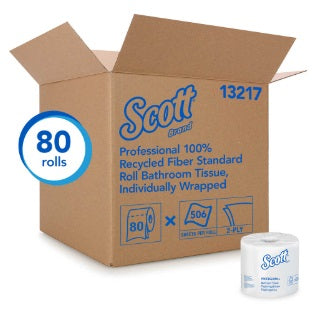KCP BATH TISSUE SCOTT 2PLY 80X506