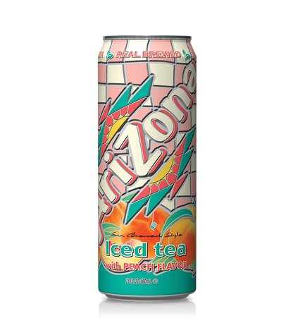 ARIZONA PEACH TEA 23 OZ / 24