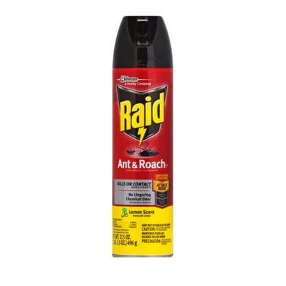 Raid Ant & Roach Killer Lemon Scented 17.5oz / 12Ct