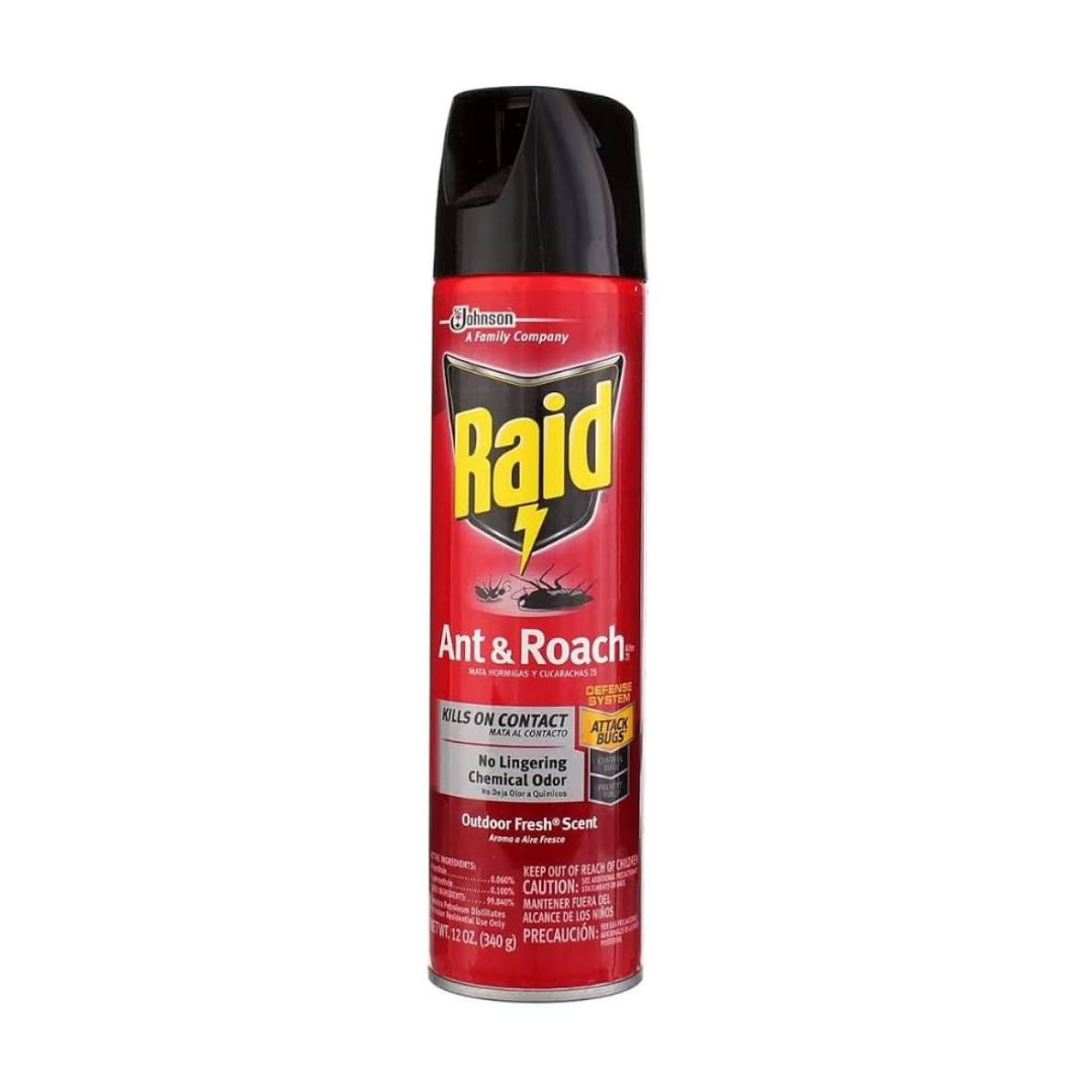 RAID ANT & ROACH INSECT REPELLENT 12OZ x 12 Pack