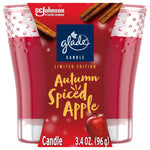 GLADE CANDLE SPICE APPLE 3.4OZ / 6