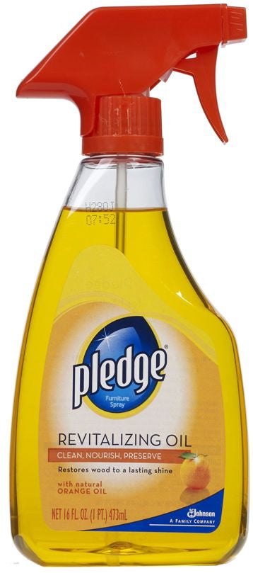 PLEDGE RESTORING OIL ORANGE TRIGGER SPRAY (12 x 16oz)