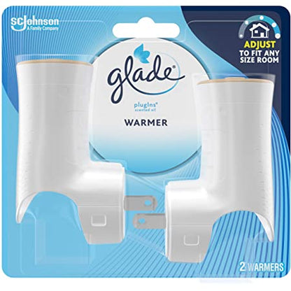 Glade PlugIns Air Freshener Warmer - Essential Oil Infused Refill Holder 2 Count