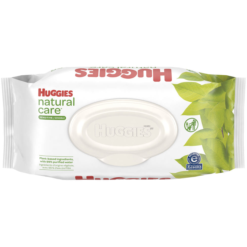 HUGGIES NATURAL CARE SOFT REFILL PACK WIPES (8x56CT=448CT)
