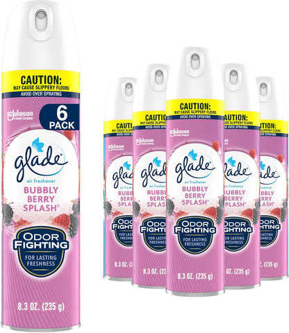 Glade Air Freshener Room Spray,  Berry Spray, 8.3 oz / 6