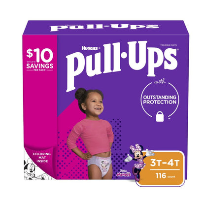 PULLUPS GIRL 3T- 4T  X 116CT