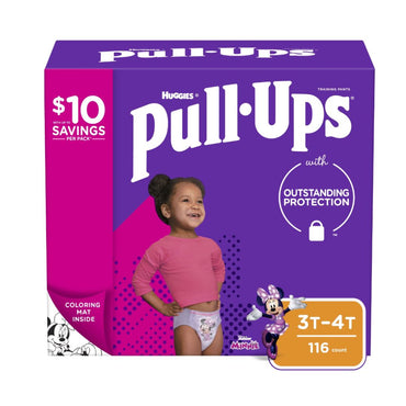 PULLUPS GIRL 3T- 4T  X 116CT