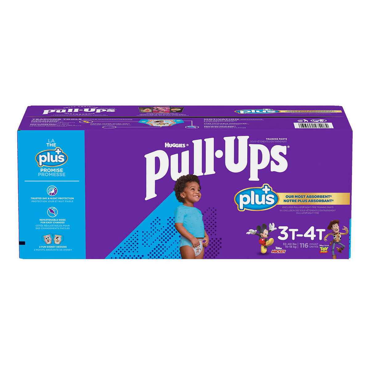 PULLUPS  BOY 3T- 4T  X 116