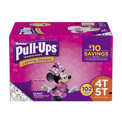 Huggies PULLUPS-GIRL 4T-5T / 102