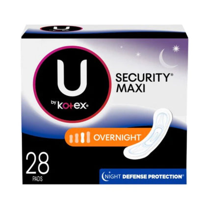 KOTEX U OVERNIGHT MAXI 4 / 28