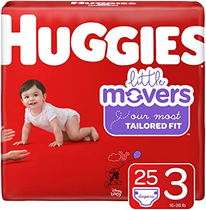 HUGGIES DIAPER SUPREME JUMBO S3 25PC / 4/CS