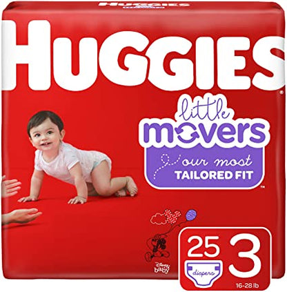 HUGGIES DIAPER SUPREME JUMBO S3 25PC / 4/CS