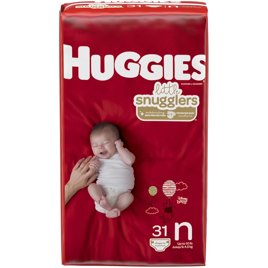 DIAPER HUGGIES NEW BORN 31PC /4