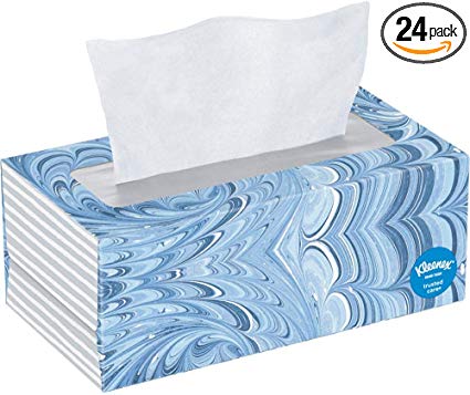 KLEENEX FACIAL TISSUE RECTANGLE 144 2ply - 24 PACK