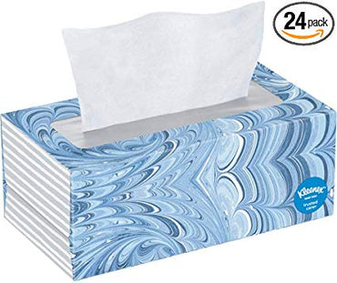 KLEENEX FACIAL TISSUE RECTANGLE 144 2ply - 24 PACK