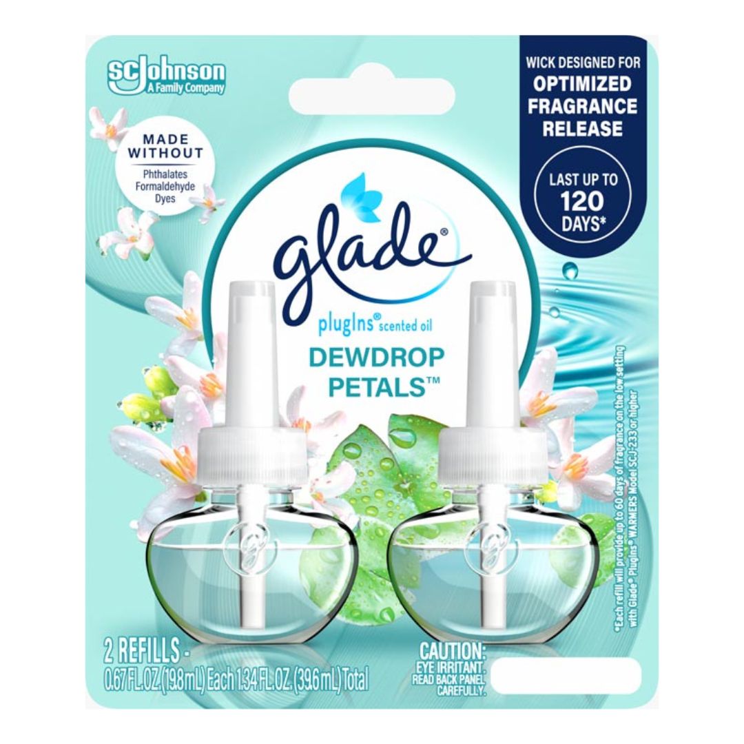Glade® Dewdrop Petals PlugIns® Scented Oil Refills 1.34oz / 6