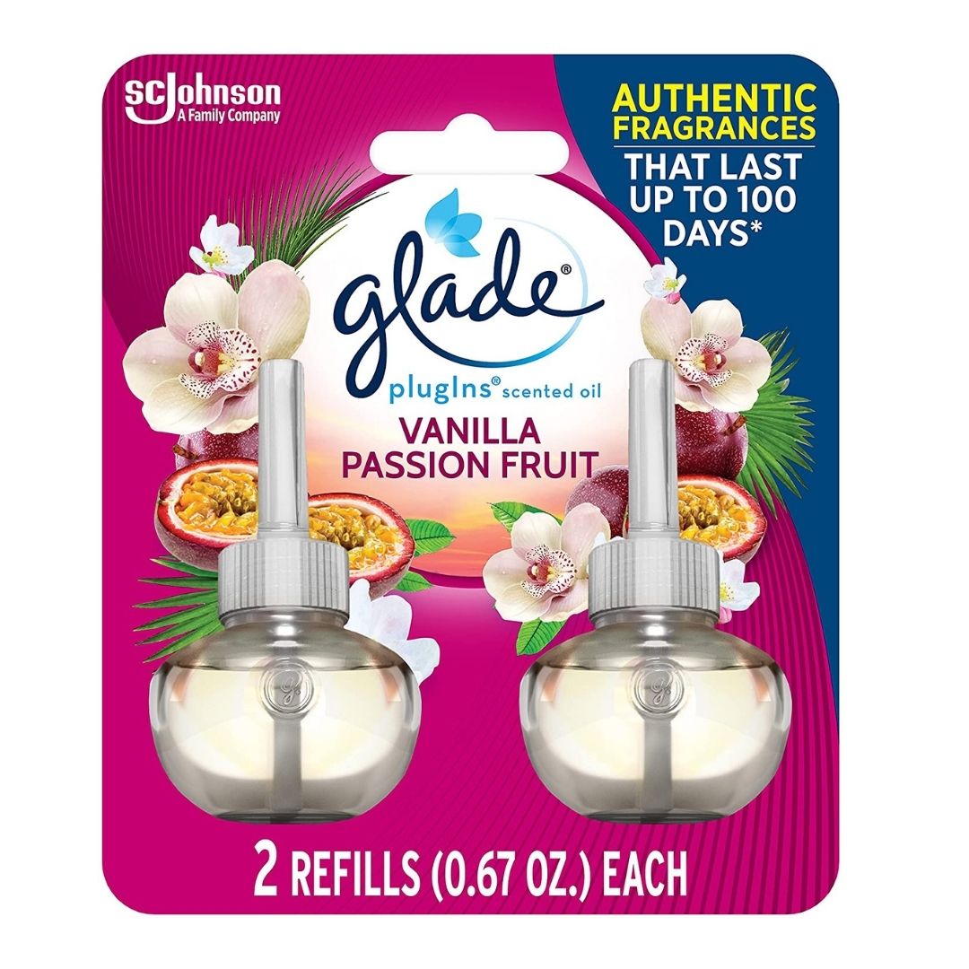 GLADE Plug-In Scented Oil  REFILL VANILLA PASSION FRUIT (6 x 1.34oz)