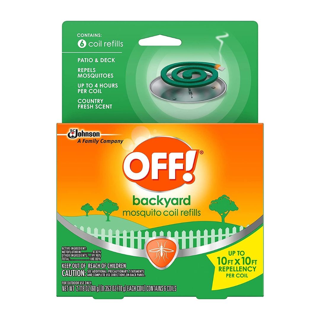 OFF! Backyard Insect Repellent Coil Refill Pack 8 OZ 6CT / 6CS