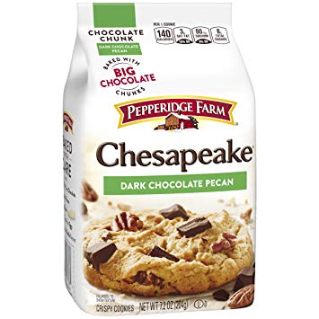 Pepperidge Farm Chesapeake Dark Chocolate Chunk with Pecan 7.2oz / 20