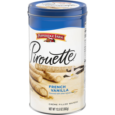 Pepperidge Farm Vanilla Filled Pirouette Wafers 13.5oz 12Ct / Case