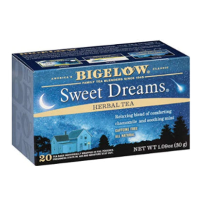 Bigelow Sweet Dreams Herbal Tea Bags, 20 Count Box