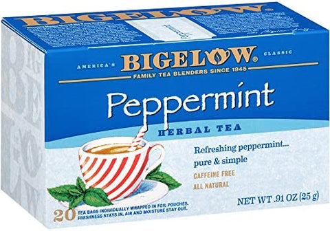 BIGELOW PEPPERMINT TEA 20BAGS IN 1 PACK