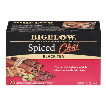 Bigelow® Spiced Chai Black Tea Bags, 20 ct