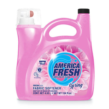 America Fresh Liquid Fabric Softener FRESH TOUCH SPRING 2 / 4.55L