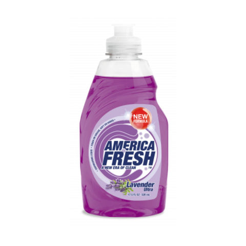 AMERICA FRESH Dish Washing SOAP ULTRA LAVENDER 24 / 17.5OZ